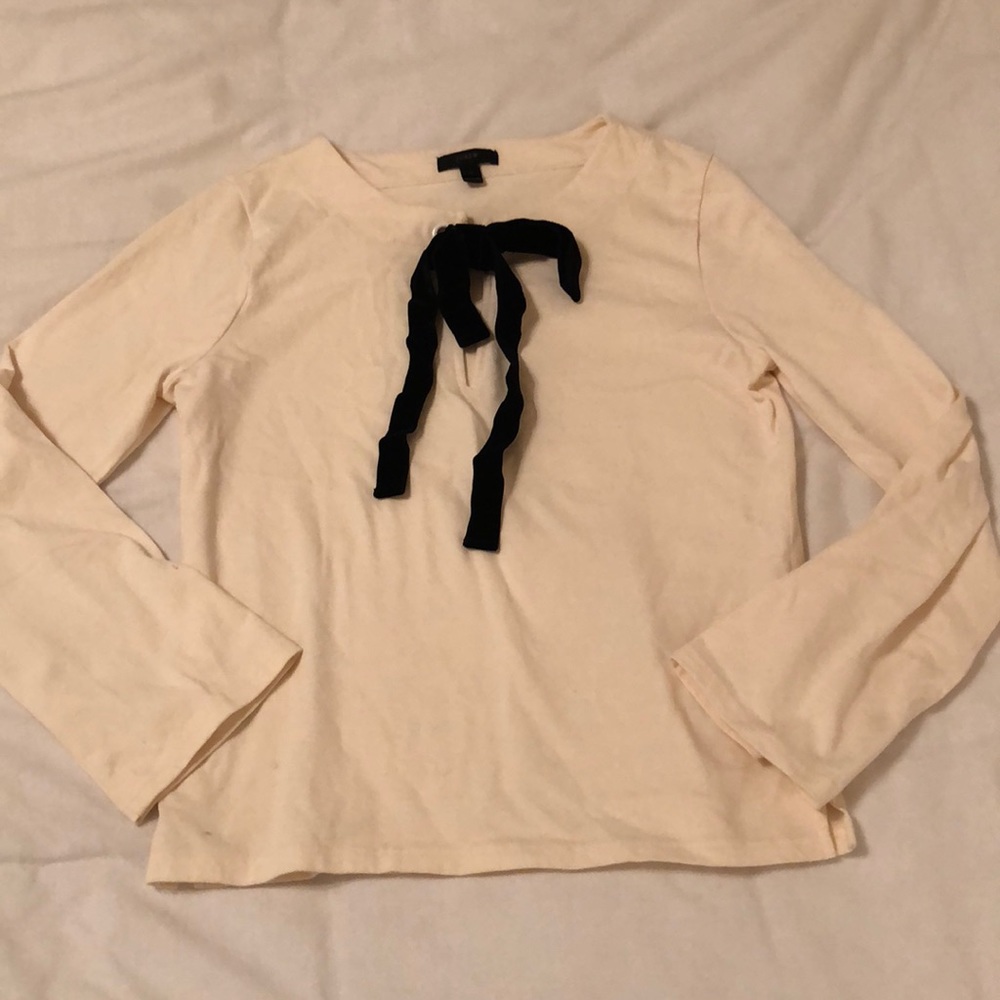 J. Crew Bow Top